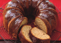 Apple Spice Cake with Brown Sugar Glaze Recipe | Bon Appétit image