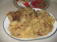 Pork Roast w/ Sauerkraut and Potatoes | Just A Pinch Recipes image