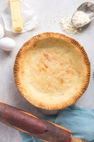 Flaky Keto Pie Crust (1g Carb Per Slice) - Keto Recipes image