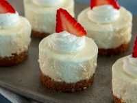 No-Bake Mini Cheesecakes Recipe | MyRecipes image