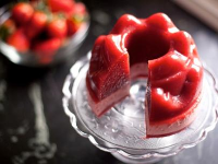 Fresh Homemade Strawberry Jello Recipe | Food Network image