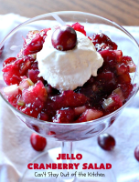 Jello Cranberry Salad - Can't Stay Out of the Kitchen image