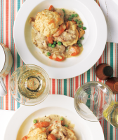 Slow-Cooker Creamy Chicken With Biscuits - Real Simple image