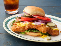 Breaded Pork Tenderloin Sandwich Recipe | Food Network ... image