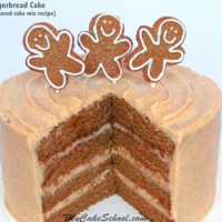 Gingerbread Cake ~ A Doctored Cake Mix Recipe | My Cake School image