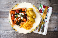Easy Harissa Vegetable Tarts | Tinned Tomatoes image
