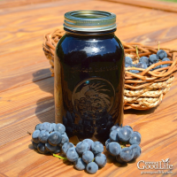 Homemade Concord Grape Juice - No Added Sugar image