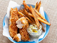 Baked Fish and Chips Recipe | Food Network Kitchen | Food ... image