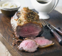 Roast sirloin of beef & Port gravy recipe | BBC Good Food image