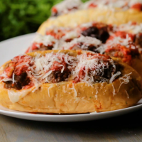 Meatball Sub Boats Recipe by Tasty - Food videos and recipes image