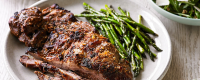 Butterflied lamb leg with lemon and herb cream recipe ... image
