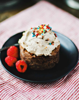Chocolate Truffle Cakes with Cappuccino Whipped Cream image