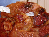 Peach Glazed Ham Recipe | The Neelys | Food Network image