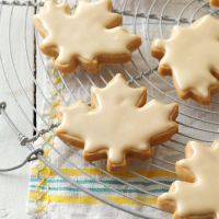 Glazed Maple Shortbread Cookies Recipe: How to Make It image