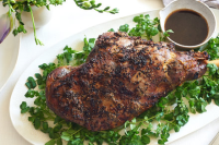 Pork Chops with Dijon Herb Sauce - Skinnytaste image