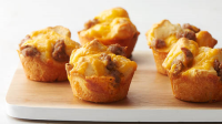 3-Ingredient Cheesy Sausage Biscuit Cups - tablespoon.com image