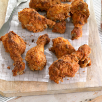 Oven-Fried Chicken Drumsticks - Taste of Home image