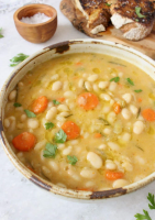 Italian White Bean Soup Recipe • CiaoFlorentina image