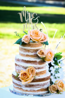 White Almond Wedding Cake Recipe | Allrecipes image