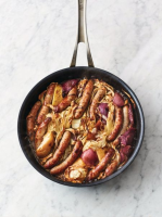 Chicken, spinach & bacon alfredo pasta bake recipe | BB… image