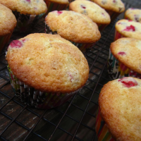 Lemon Cranberry Muffins Recipe | Allrecipes image