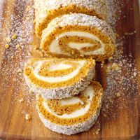 Pumpkin Cake Roll Recipe: How to Make It image