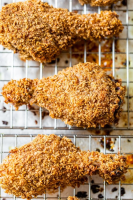 CHICKEN FRIED CHICKEN IN THE OVEN RECIPES