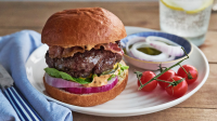 The Hairy Bikers' classic beef burger recipe - BBC Food image