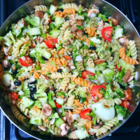 Rainbow Rotini Salad Recipe | Allrecipes image