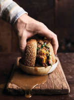 Ultimate British burger | Jamie Oliver burger recipes image