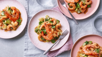Mary Berry's miso prawns with coriander recipe - BBC Food image