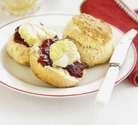 Classic scones with jam & clotted cream recipe | BBC Go… image