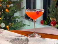 Lizzie's Cranberry Cocktail Recipe | Michael Symon | Food ... image