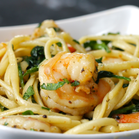 One-Pot Lemon Garlic Shrimp Pasta - Food videos and recipes image
