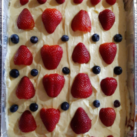 Lemon Pudding Poke Cake | Allrecipes image