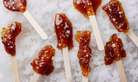 Maple Syrup Snow Candy Recipe | MyRecipes image