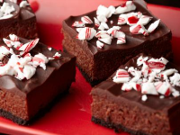 Chocolate Cheesecake Candy Cane Bars Recipe | Food Netw… image