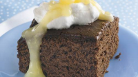 Gingerbread with Lemon Sauce and Whipped Cream Recipe ... image