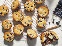 Blueberry Pound Cake Muffins Recipe | MyRecipes image
