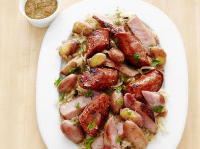 Sausage and Kraut Recipe | Food Network Kitchen | Food Network image
