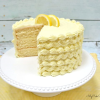 Lemon Cake- A Doctored Cake Mix Recipe | My Cake School image