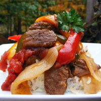 PEPPER STEAK WITH TOMATO SAUCE RECIPES