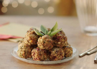 Cranberry and chestnut stuffing balls | Sainsbury's Recipes image