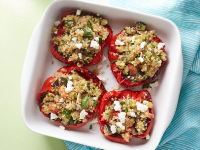 Quinoa and Vegetable Stuffed Peppers Recipe | Rachael Ray ... image