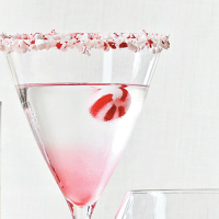 Candy Cane Martini Recipe | MyRecipes image