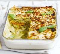 Chicken, squash & pesto lasagne recipe | BBC Good Food image