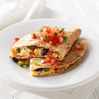 Southwest Breakfast Quesadilla Recipe | EatingWell image