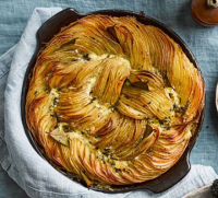 Roast potato, turkey, sausage & stuffing pie recipe | BBC ... image