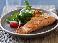 BAKED SALMON WITH MUSTARD AND BROWN SUGAR RECIPES