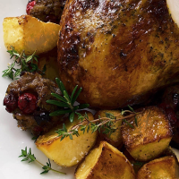 Sausage, chestnut and cranberry stuffing recipe ... image